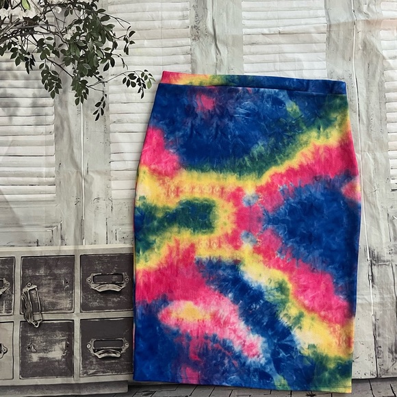Dresses & Skirts - Tie Dye Pencil Skirt